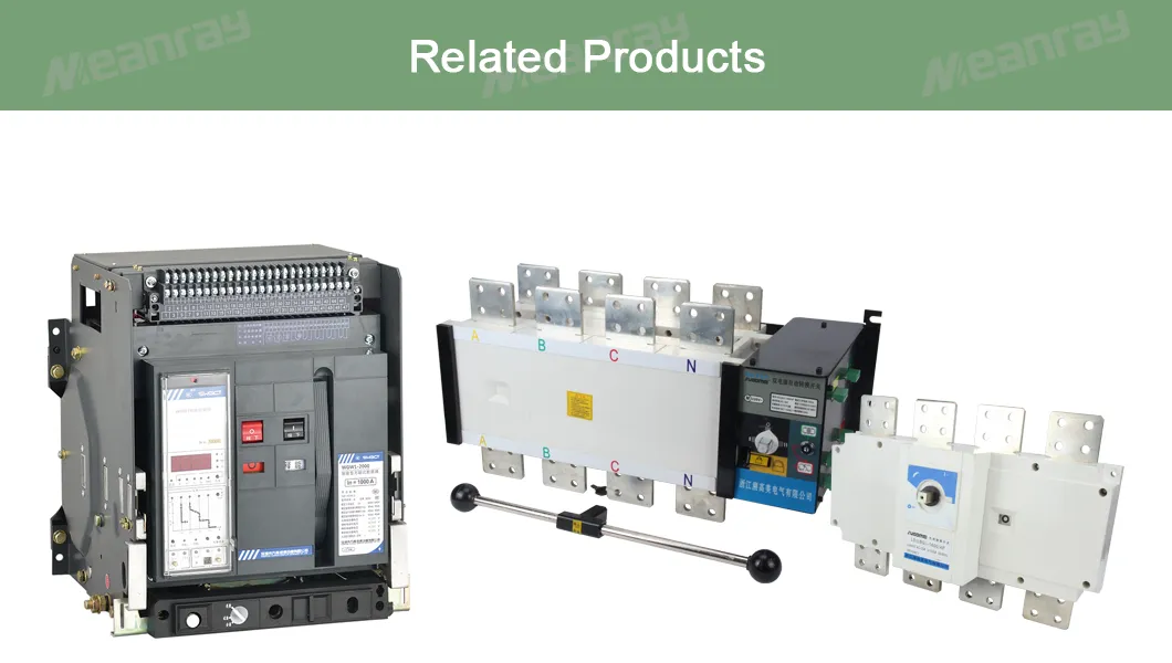 100A 160A 250A 630A 1600A 3p 4p Copper Automatic Transfer Switch ATS