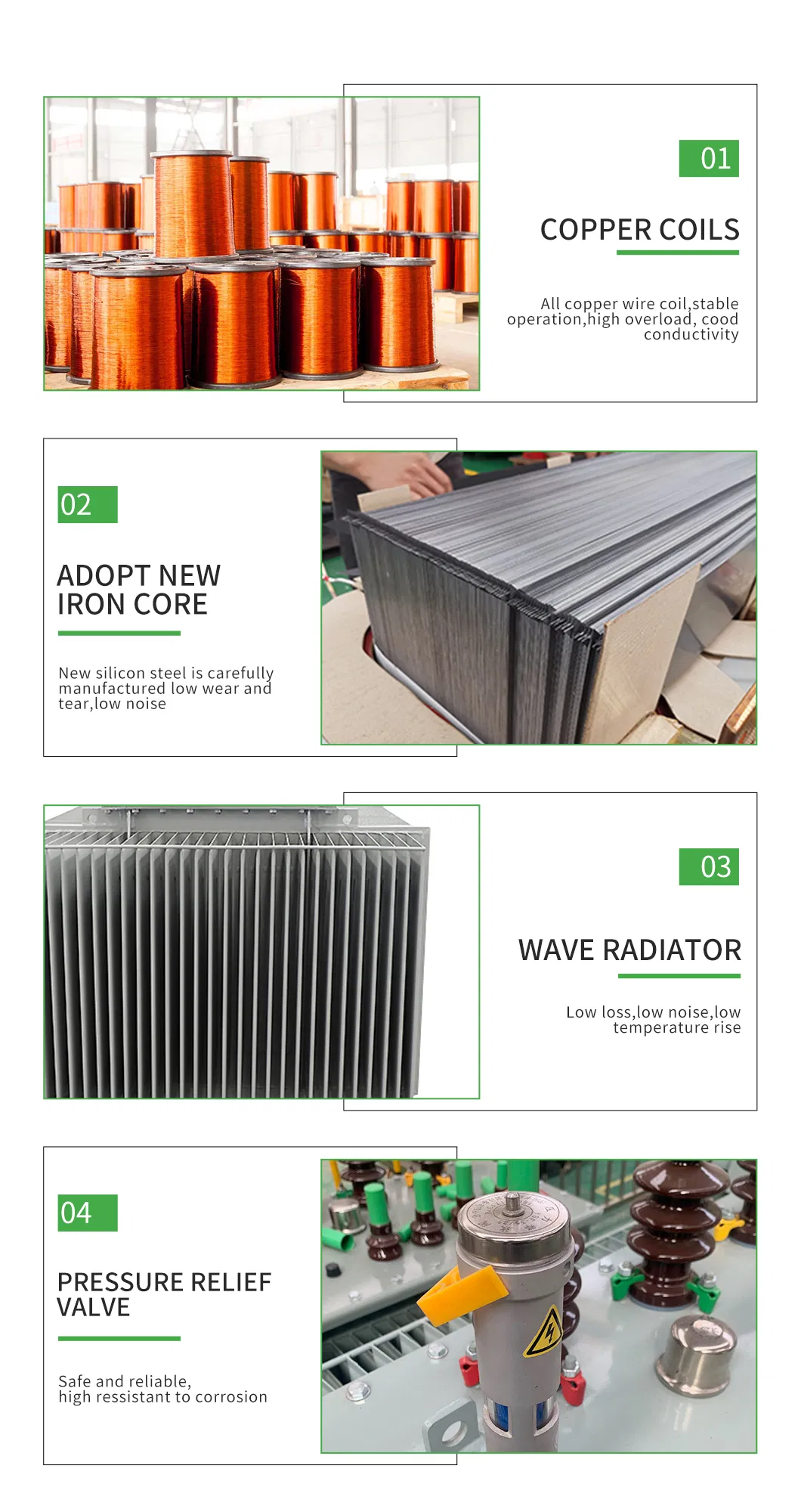 110kv 121kv 132kv 220kv Oil-Immersed High Voltage Power Transformer