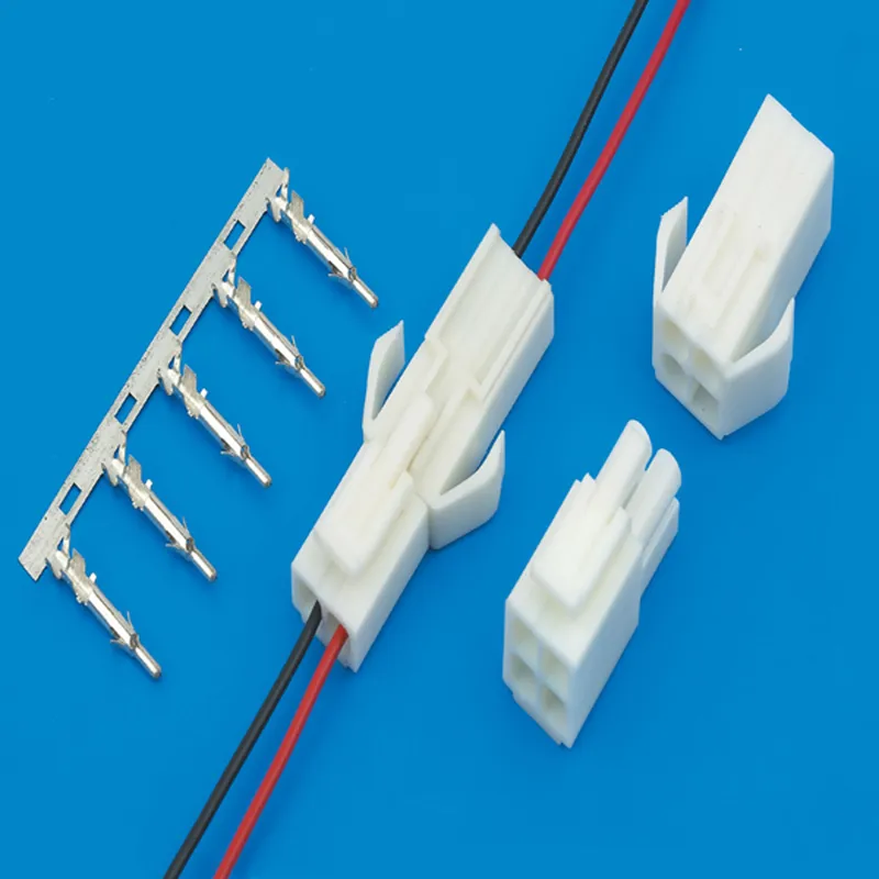 1251HS-04ss-K 4 Pin Wire Terminals Electrical Connector PBT GF10