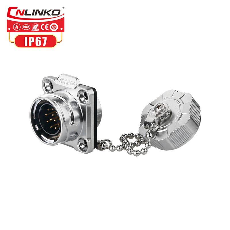 12pin Deutsch Cable Waterproof Connector Mount IP67 Stable Metal Shielded Pin Circular Plug and Sockets for Harsh Environment