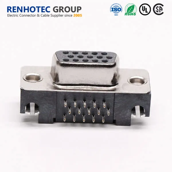 15 Pin D Sub Female Connector