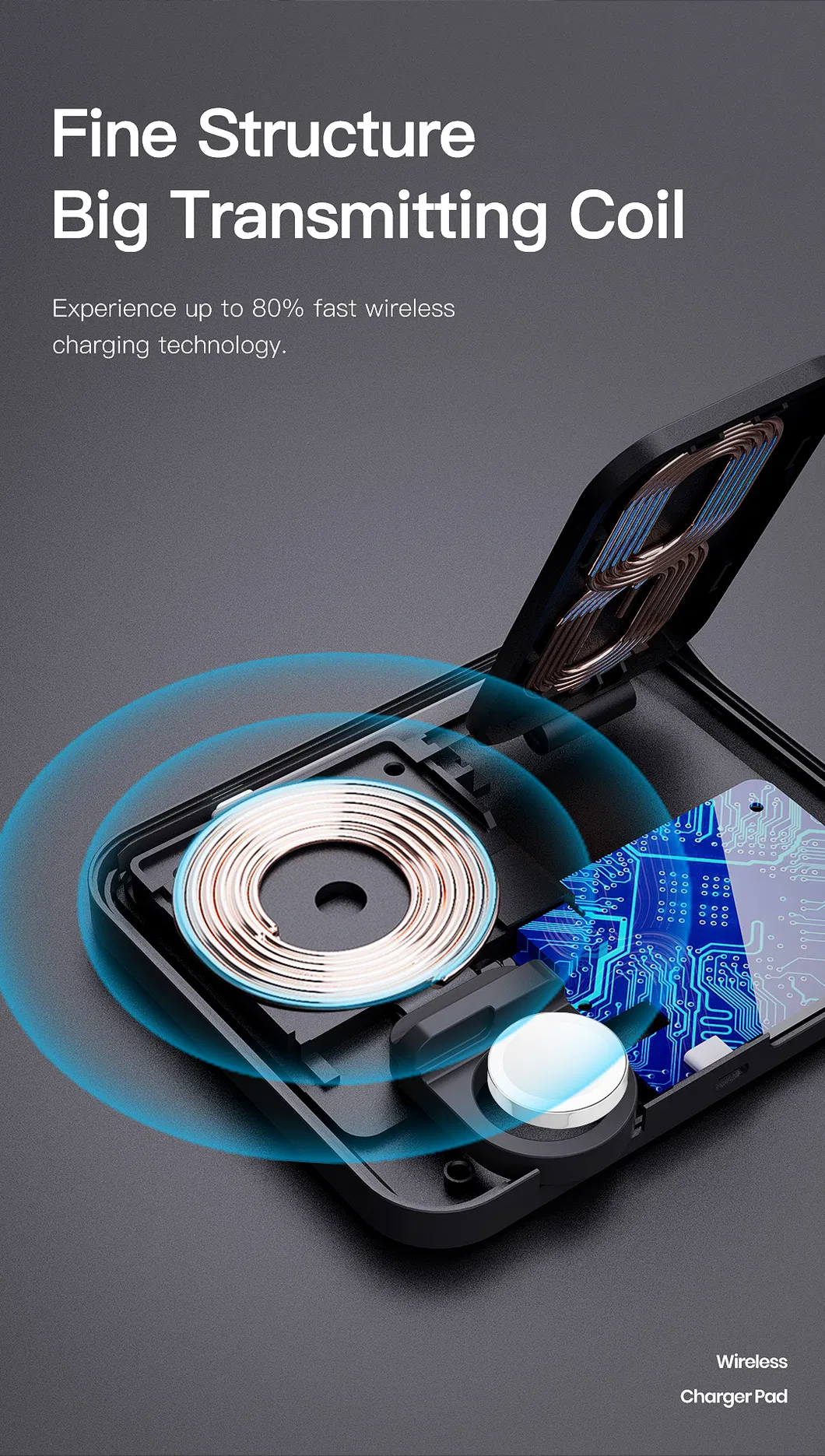 15W Qi Wireless Charging Receiver Module Fast Wireless Charging Qi Wireless Charger Receiver