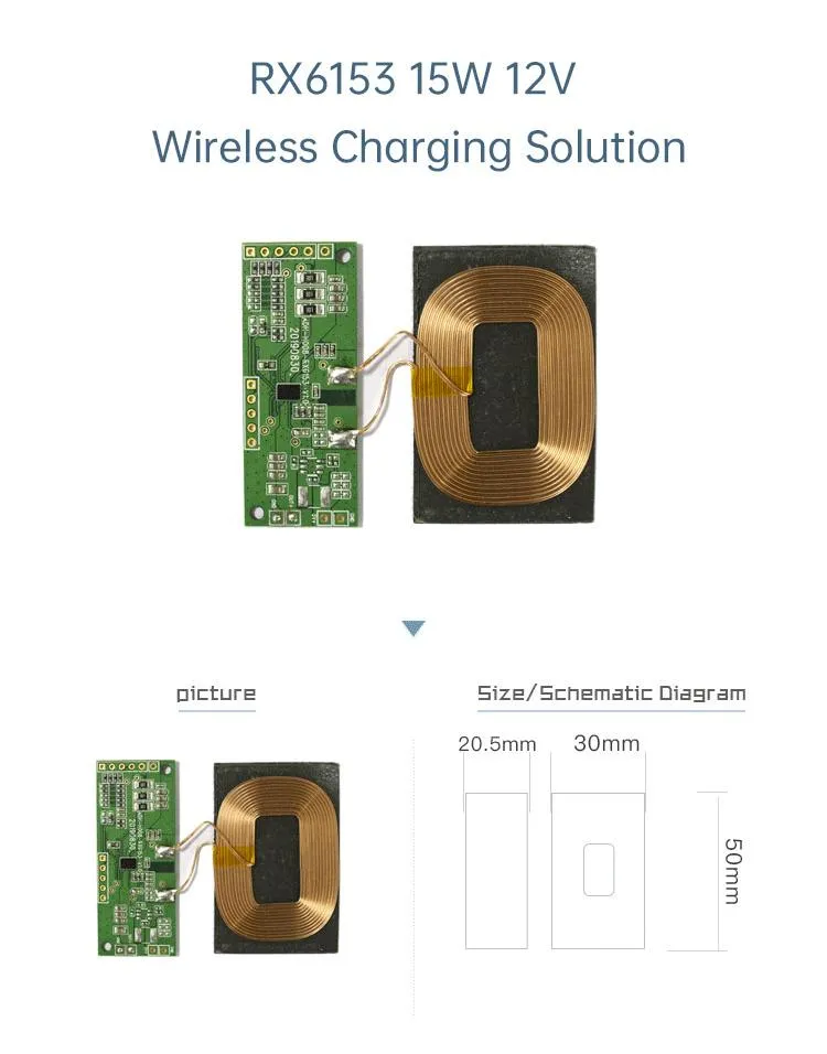 15W Qi Wireless Charging Receiver Module Fast Wireless Charging Qi Wireless Charger Receiver
