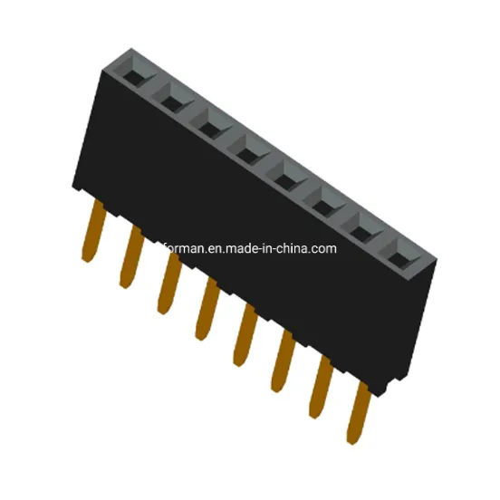 2.54mm Straight DIP Type Female Header Single Row PCB Pin Connector High Quality