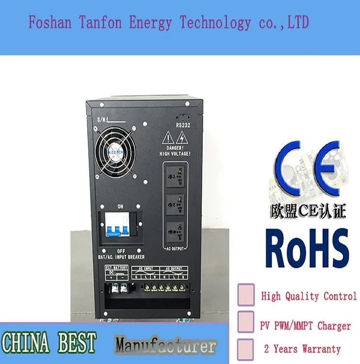 2016 Pure Sine Wave off Grid Home Inverter UPS with AC Charger and Generator Charge 1kw-30kw (output 110V 220V 50Hz)