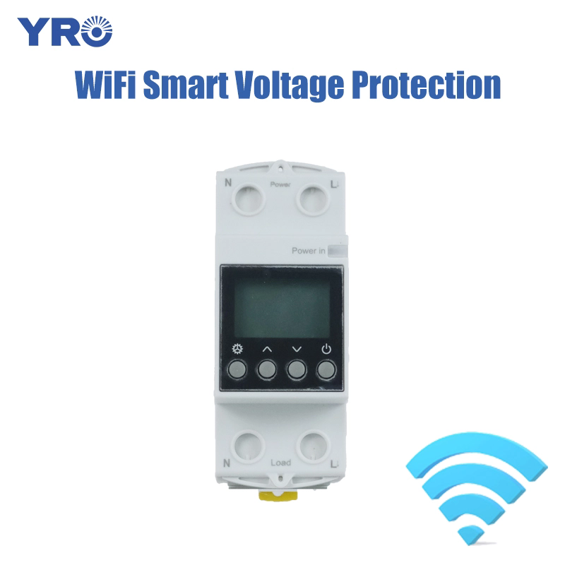 WiFi intelligent voltage protector: remote power off and real-time monitoring