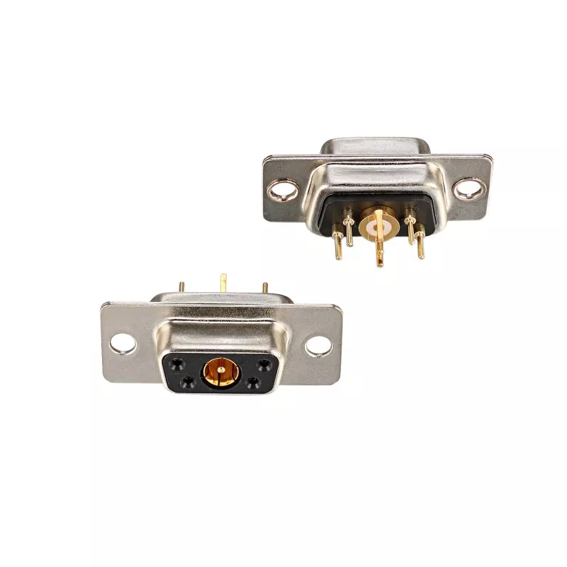What is the core function of D Sub 5W1 Coaxial D Connector?