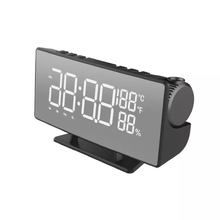 How Do You Set and Save Radio Presets on a Digital Radio Alarm Clock with Dual Alarms