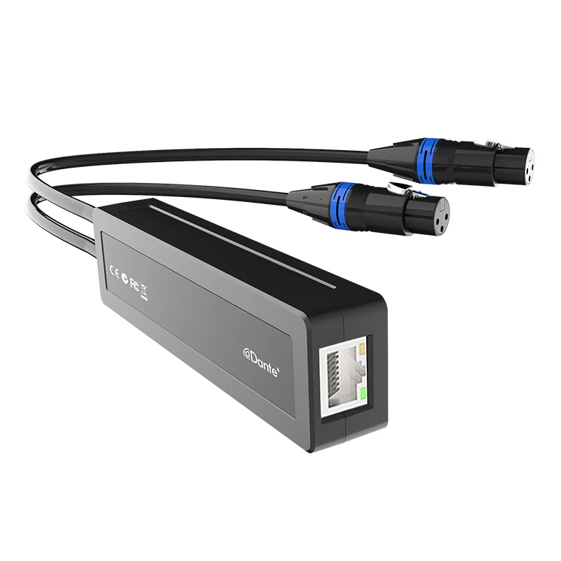 Can I Use a 2CH Analog Input Dante Adapter to Send XLR Signals Over IP Without a DSP