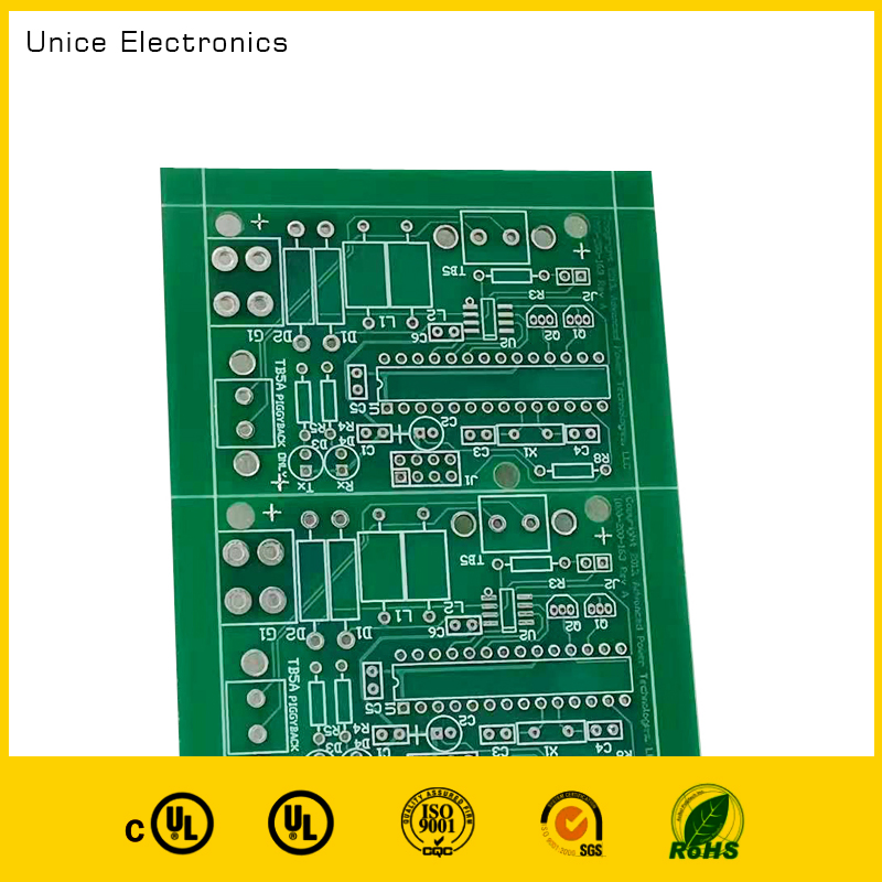 2L Circuit Board Lead Free PWB Green Solder Mask PCB Mother Board for LED Light