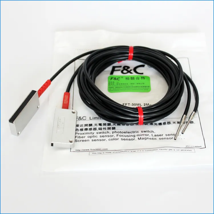 30*500mm Through Beam Reflection Array Fiber Optic Sensors