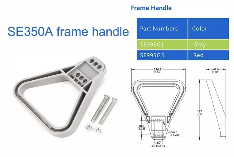 350A Anderson Style Forklift Connector / Forklift Charger Connector / Battery Quick Plug