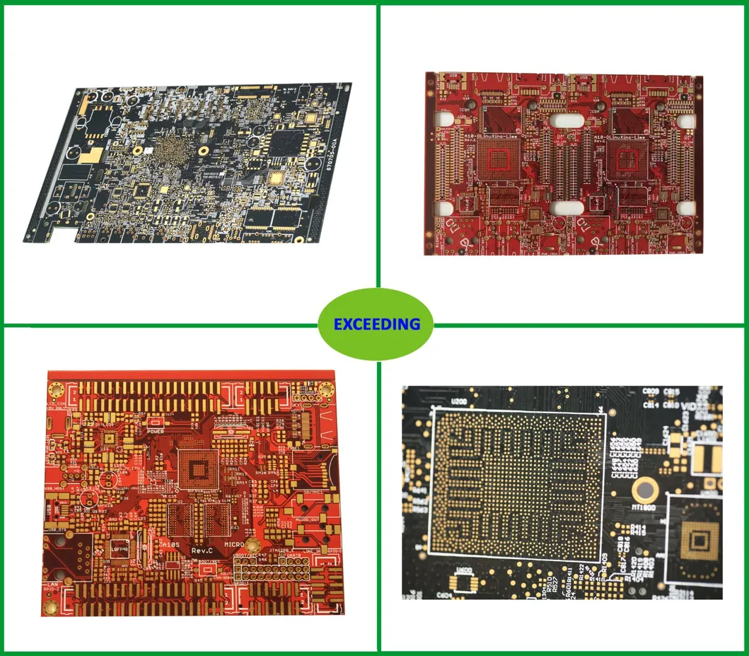 4 Layer PCB Board Immersion Gold PCB Board Supplied for Power Control