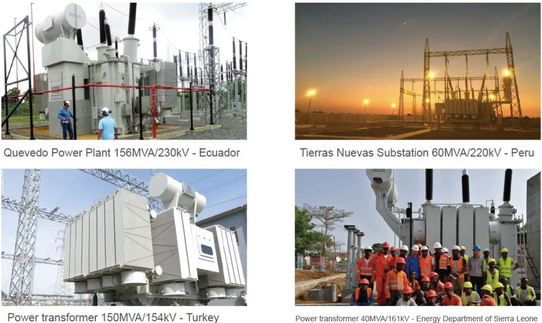 45mva 132kv Oil-Immersed Double-Winding Power Transformers with on-Load Tap-Changer