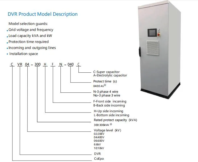 460V 600kVA 500ms To3 Second Compensate Dynamic Sag Correctors Voltage Sag Protectors
