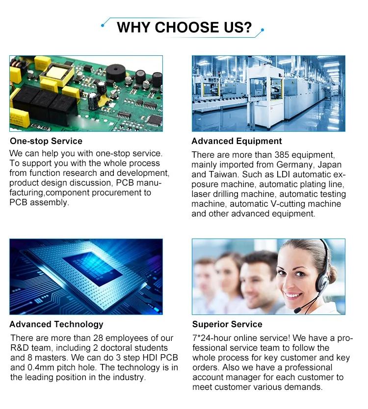 6 Layers High Tg Circuit Board PCB Factory PCB Board