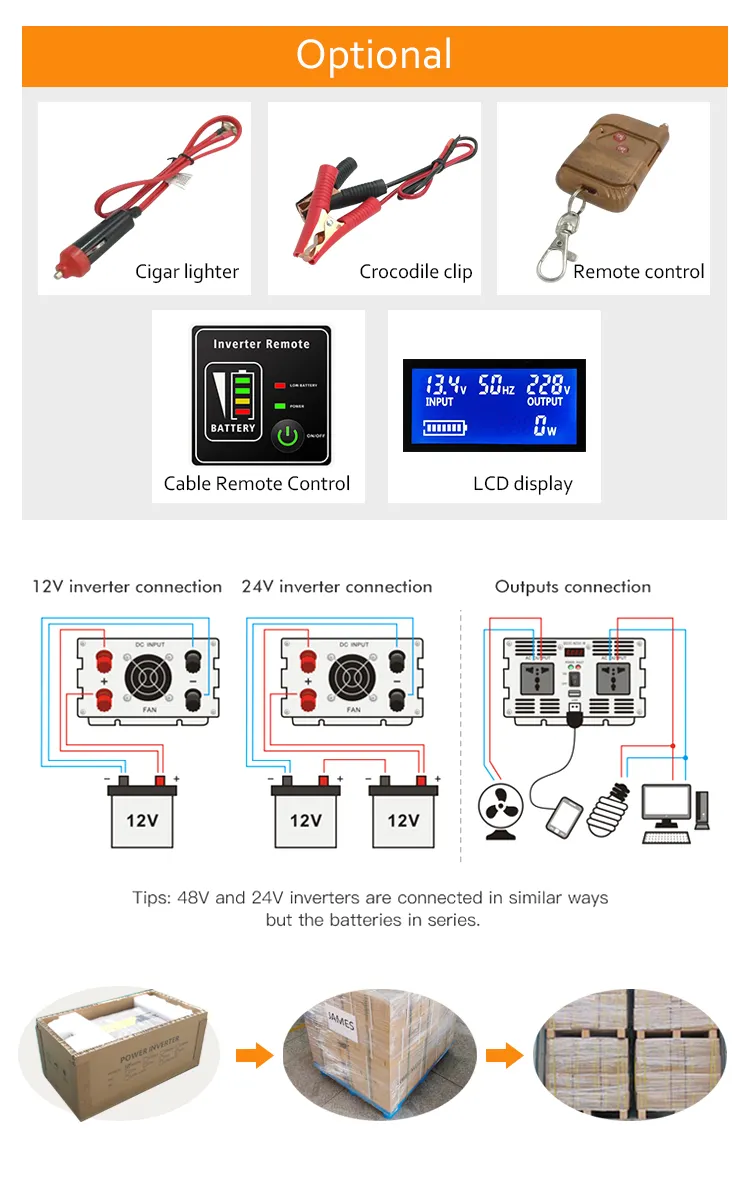 6000va 12V/24V/48V DC to AC 110V/230V High Frequency Inverter