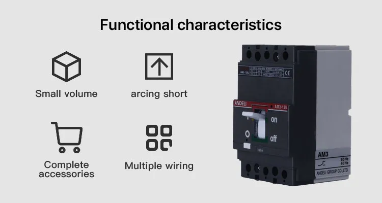 Am3-125L-3300 1 Pole Circuit Breaker 175ah
