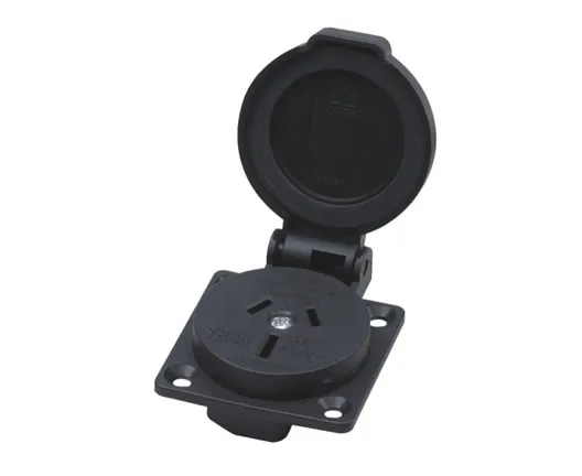 Australian-Style Waterproof Outlet 060201 (with round cover)