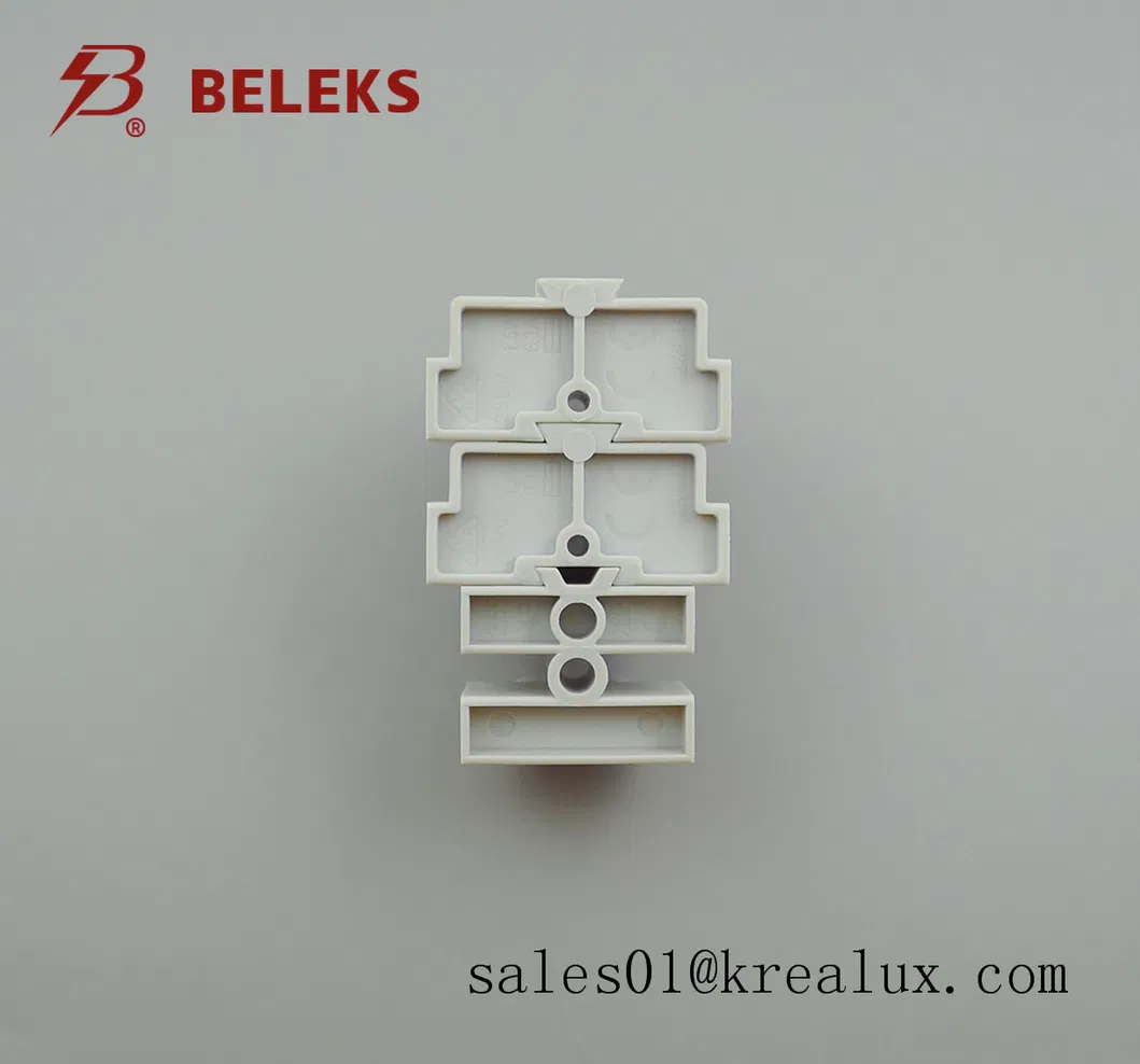 Beleks EU Standard 94-V2 450V Polyamide66 4 Pole Fused Mounting Terminals VDE Ce CQC (FT06-1W+FT06-3W/83)
