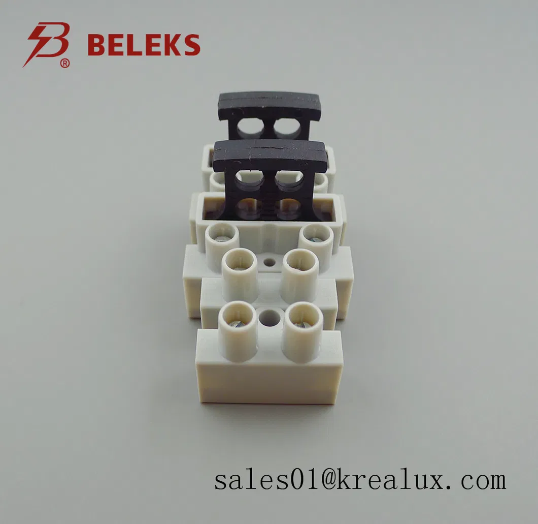 Beleks EU Standard 94-V2 450V Polyamide66 4 Pole Fused Mounting Terminals VDE Ce CQC (FT06-1W+FT06-3W/83)