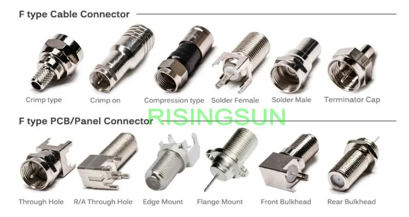 CATV Coaxial Cable Ppc Ex6XL RG6 Compression F Connector
