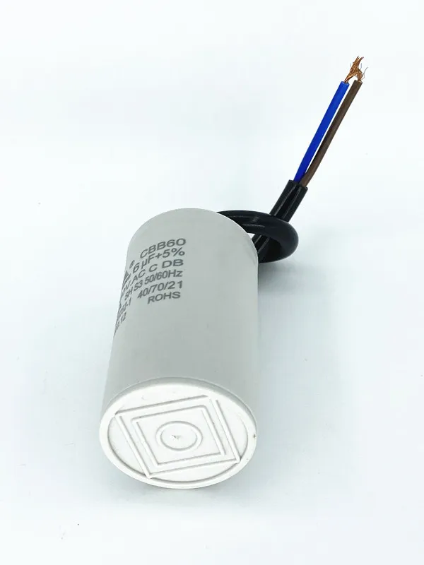 Cbb60 Capacitor/Two Wires/S3 or S0 Class/50/60Hz/AC Motor/Water Pump