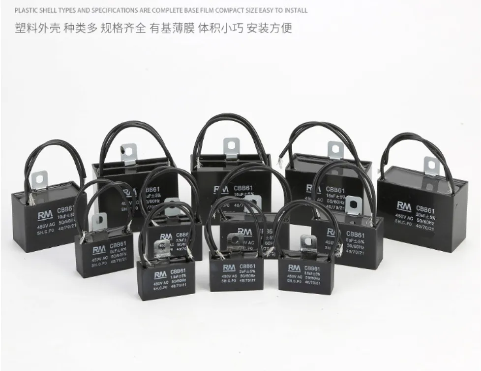 Cbb61 AC Fan Motor Run Capacitor Full UF Supplied by Direct Factory