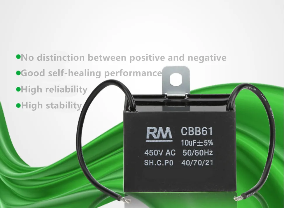 Cbb61 AC Fan Motor Run Capacitor Full UF Supplied by Direct Factory