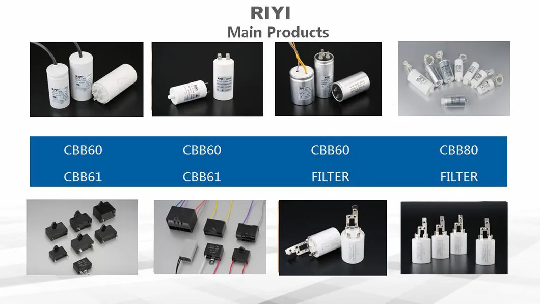 Cbb61 Fan Capacitor 7.5UF 450V S0 with Collar