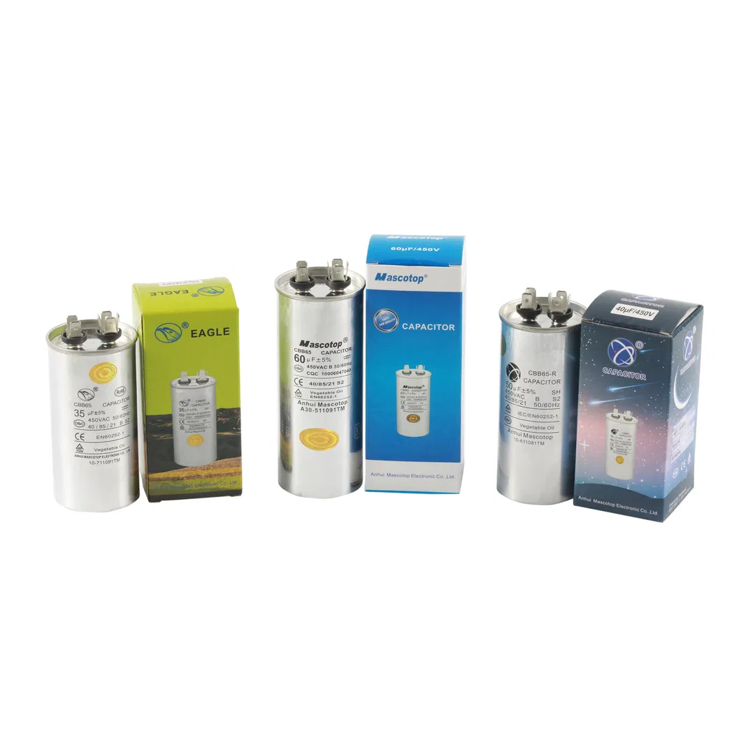 Cbb65 Anhui Mascotop UL Air Contioner Start Capacitor in Stock