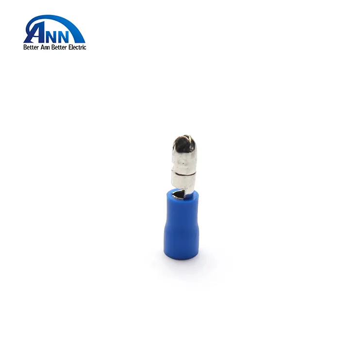 Ce Approved Blue AWG16-14 Insulated Butt Male Disconnects