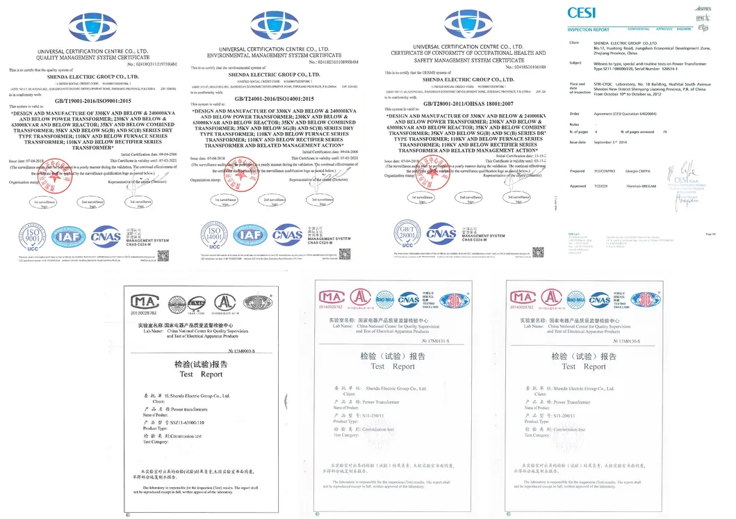 Cesi Kema IEEE IEC ISO 20 Years Profession Oil-Immersed up to 230kv 180mva Power Transformer
