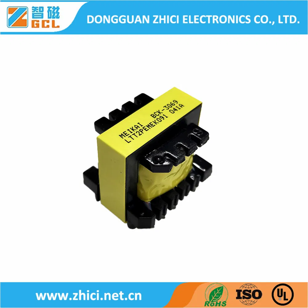 Chinese Manufacturer Ee30 High Frequency Electronic Power Supply Transformer for Audible Signaling