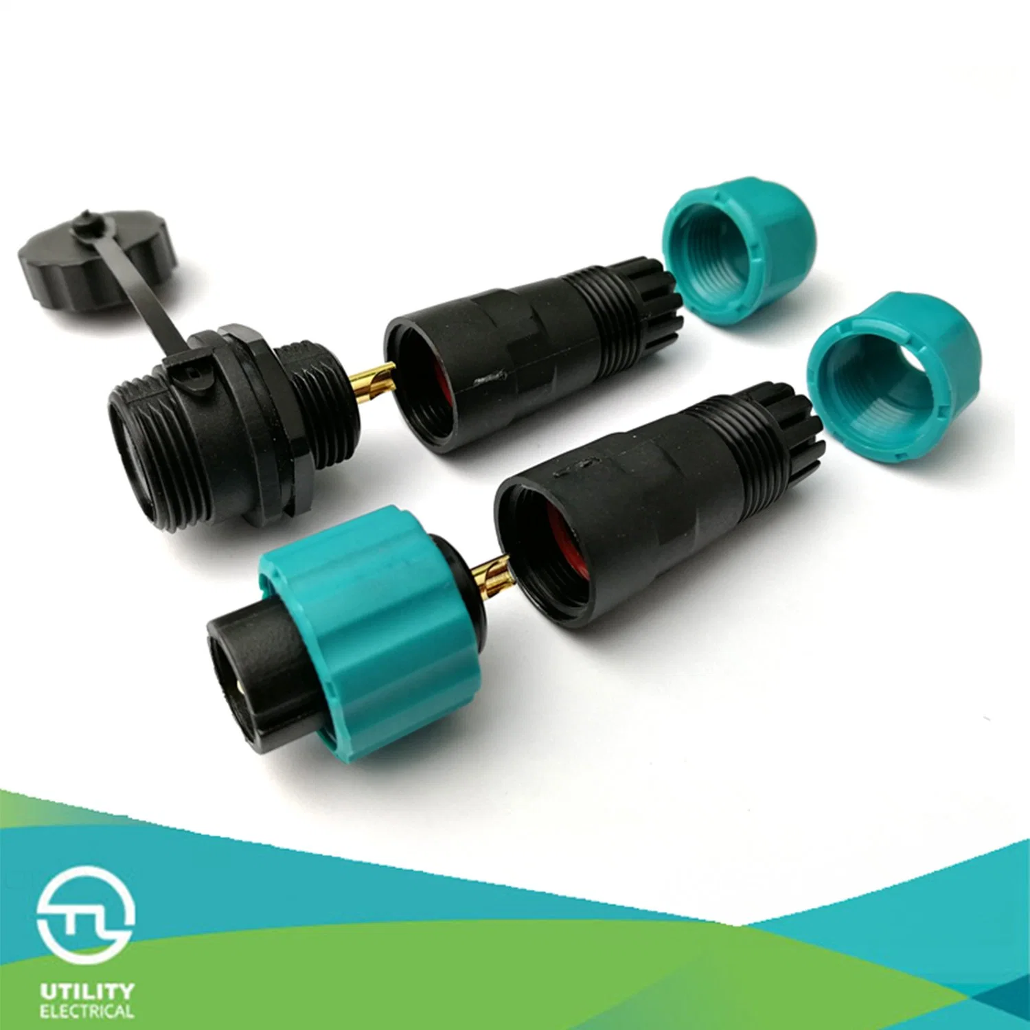 Circular IP68 Connector Waterproof Aviation Plug Socket Terminal Block