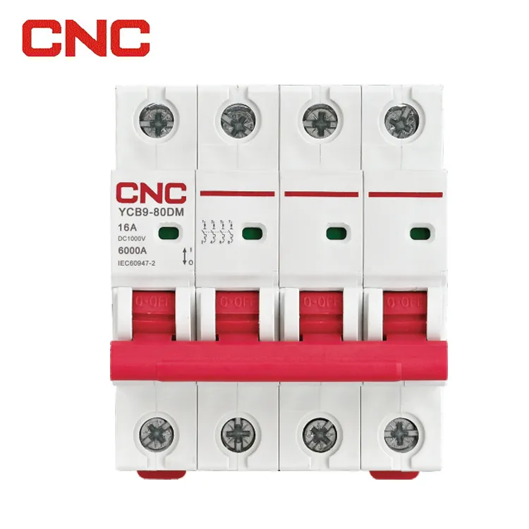 CNC 500V Solar MCB for PV 80A DC MCB Circuit Breaker Solar DC MCB 80A