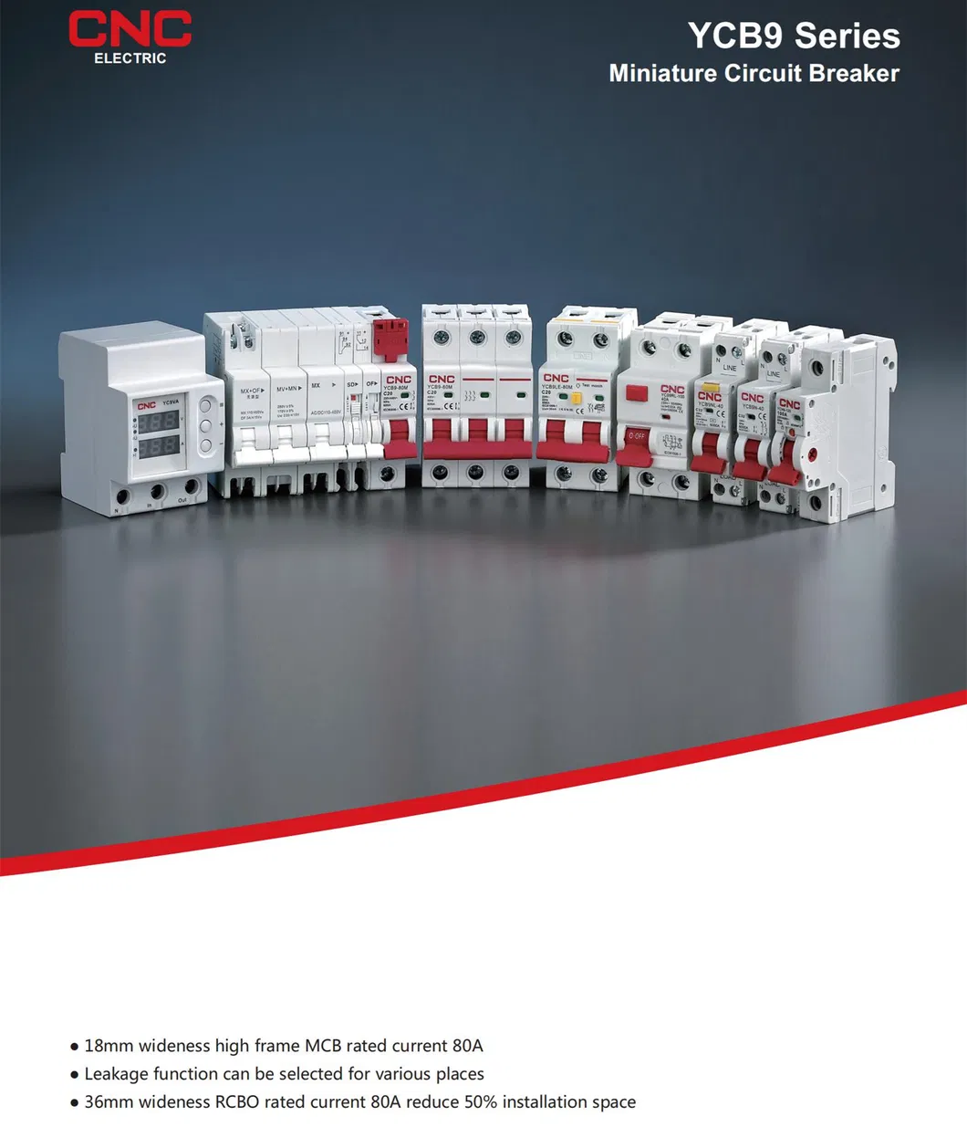 CNC Professional Factory AC MCB Circuit Breaker Circuit Breaker MCB 4p 220V Circuit Breaker AC MCB 100A