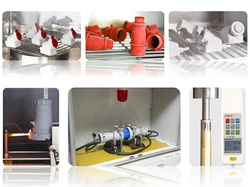 Commando IP67 Industrial Interlocked Socket with Swith