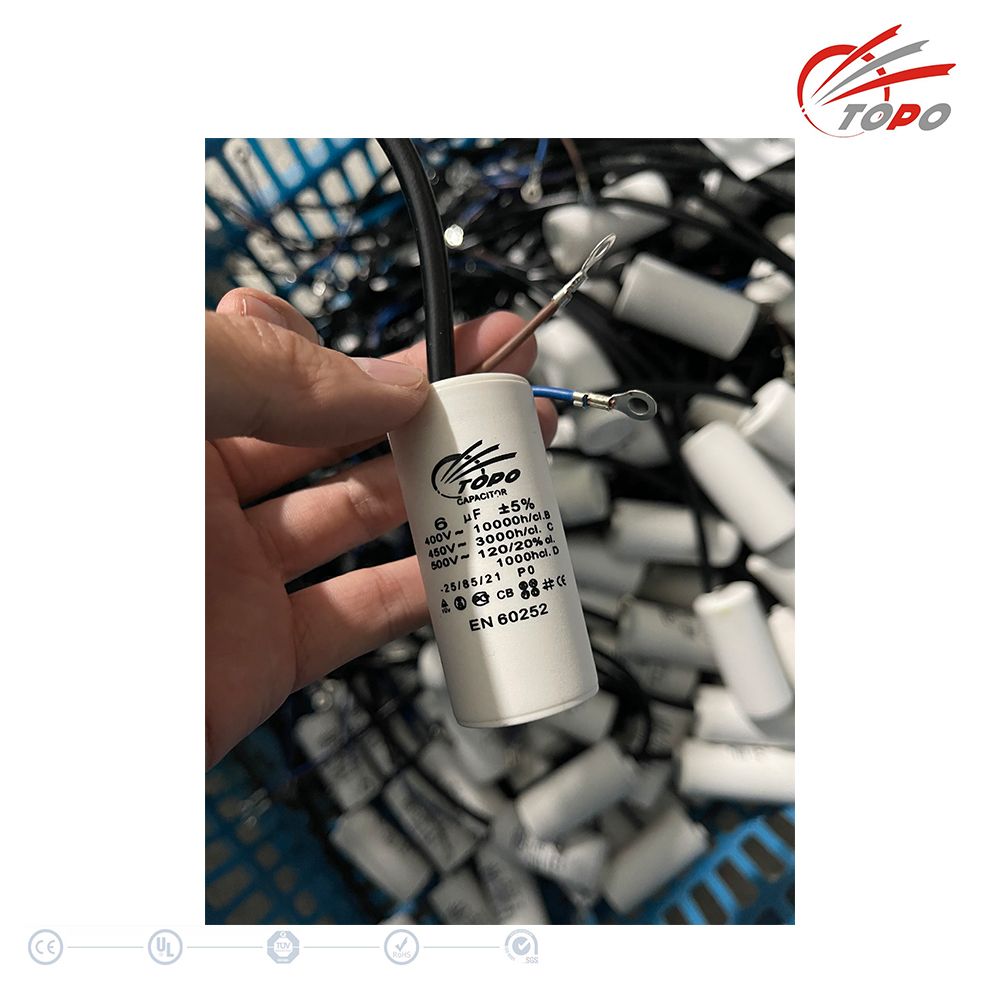 Cores Polypropylene Run Capacitors in 10UF 20UF 25UF 30UF 35UF