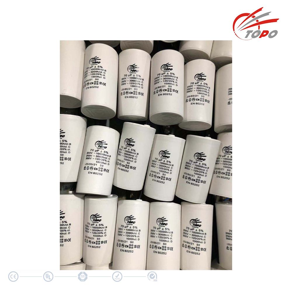 Cores Polypropylene Run Capacitors in 10UF 20UF 25UF 30UF 35UF
