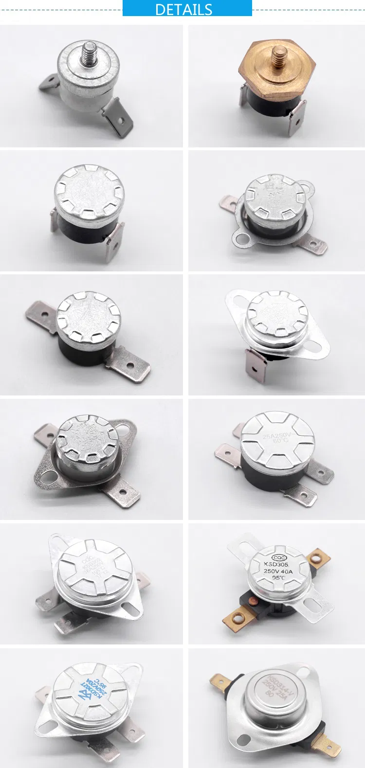 Creep Action Thermostat Switch Temperature Protector