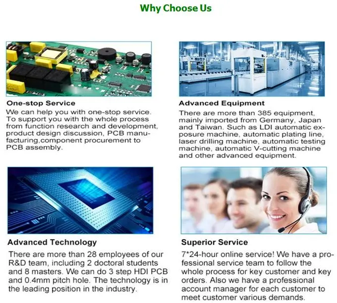 cUL 2 Layer PCB Circuit Board PCB Assembly One Stop Service