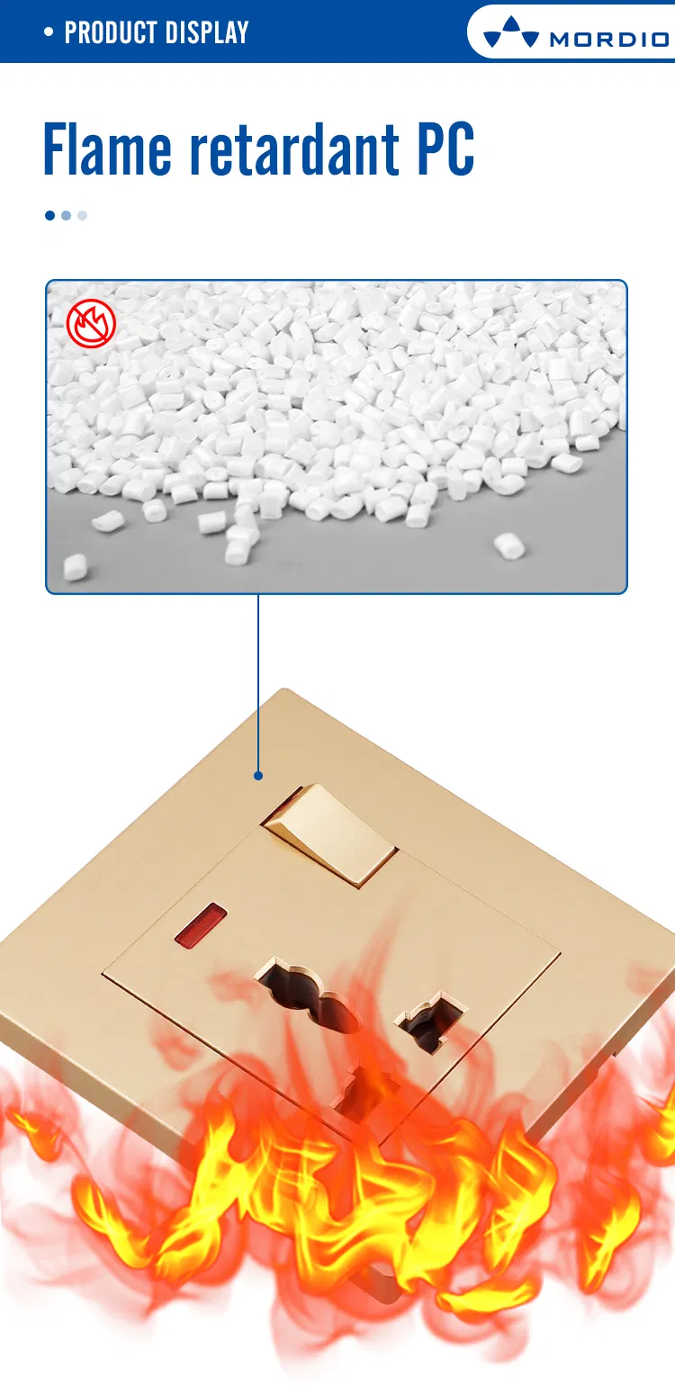 Custom British Brushed Wall Light 1 Gang 1 Way Switch