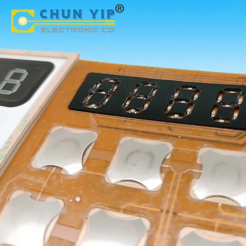 Custom FPC Line Metal Shrapnel Type High Quality Waterproof Frame Membrane Switch Keyboard