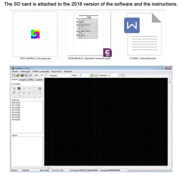 DC5V/12V/24V 2048pixels Programmable Apa102 Sk6812 Ws2812b Ws2811 Pixel Strip RGB LED Controller