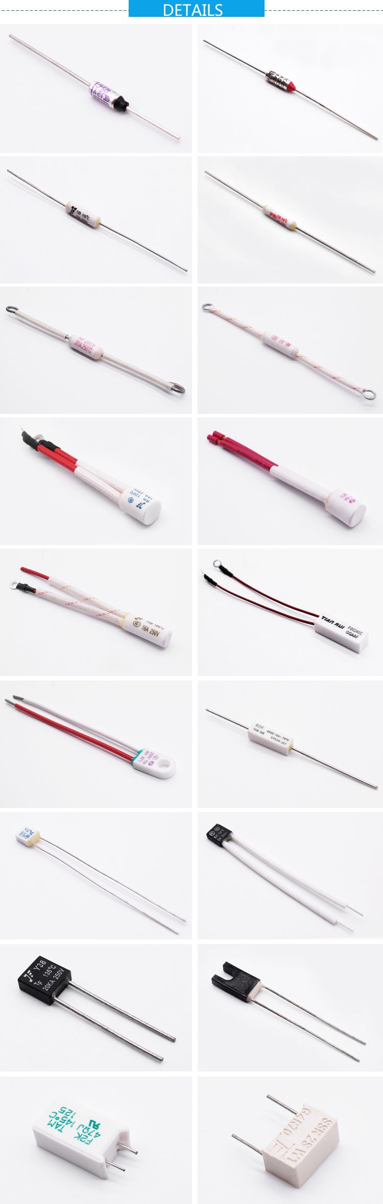 Df240s 240c Thermal Cutoffs Thermal Fuse Temperature Fuse