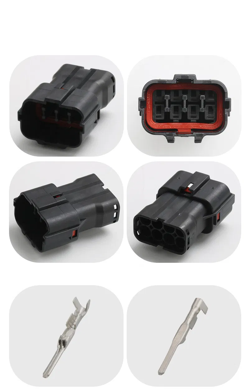 DJ7141y-2-11/21 Automobile Waterproof Wiring Harness Connector Jae Shell Male and Female Pair Wiring Pair Mg640352 Mg610350 7222 (7123) -7544-40