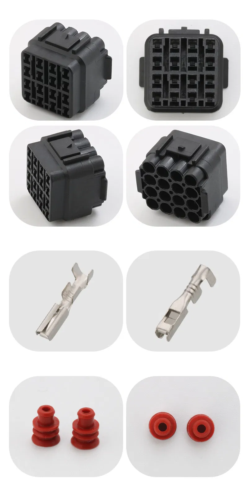 DJ7163y-2.2-11/21 Sumitomo 6188-0353 6181-6457 Waterproof Cable Wiring Harness Connector for Vehicle 16p Wire to Wire to Housing Terminal