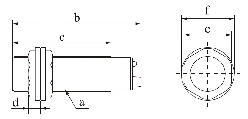 E3f-5b1 PNP Output Through Beam Type 5m Distance Plastic Photoelectric Sensor