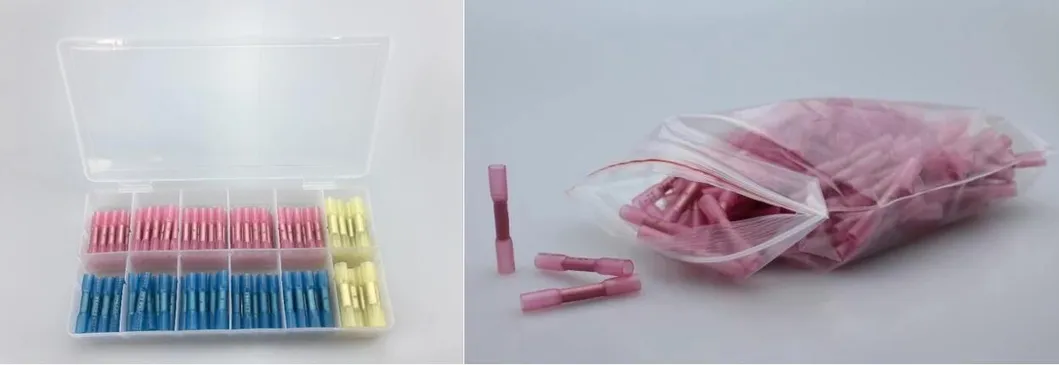 Electrical Insulated Heat Shrinkable Butt Wire Connectors Terminals